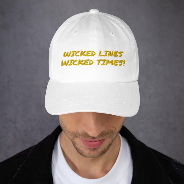 Wicked Lines Dad hat (Yellow) Default Title Tracy McCrackin Photography hat - Tracy McCrackin Photography