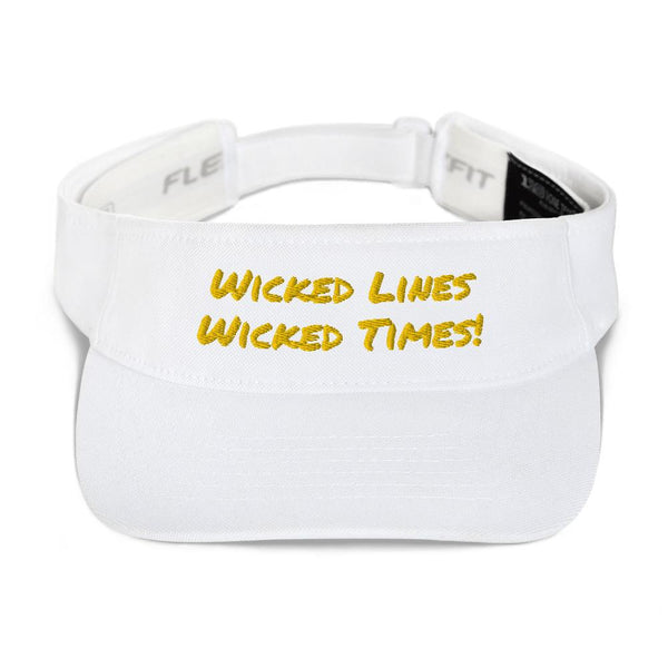 Wicked Times Rock Climbing Visor Giclee / White Tracy McCrackin Photography - Tracy McCrackin Photography