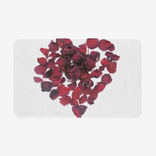 Heart Rose Non-Slip Soft Kitchen Mat Bath Rug Doormat 18'' x 30'' Printy6 Blanket - Tracy McCrackin Photography