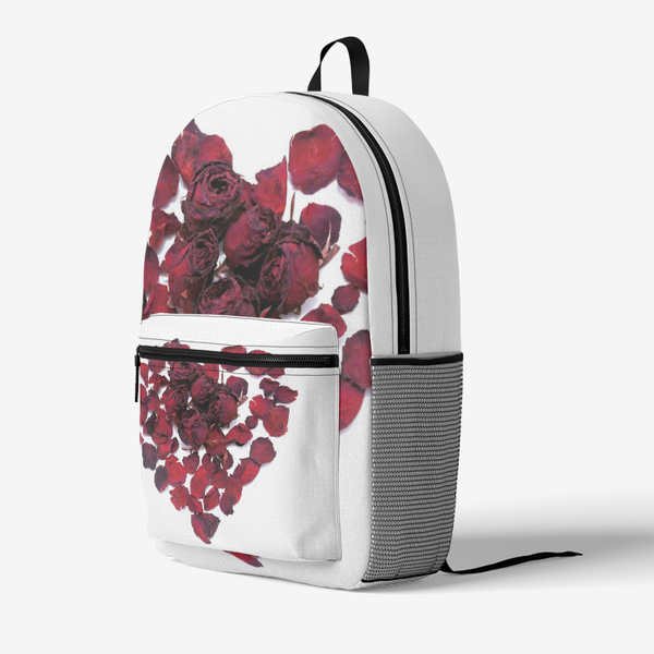 Heart's Delight Backpack Black Printy6 Bags - Tracy McCrackin Photography