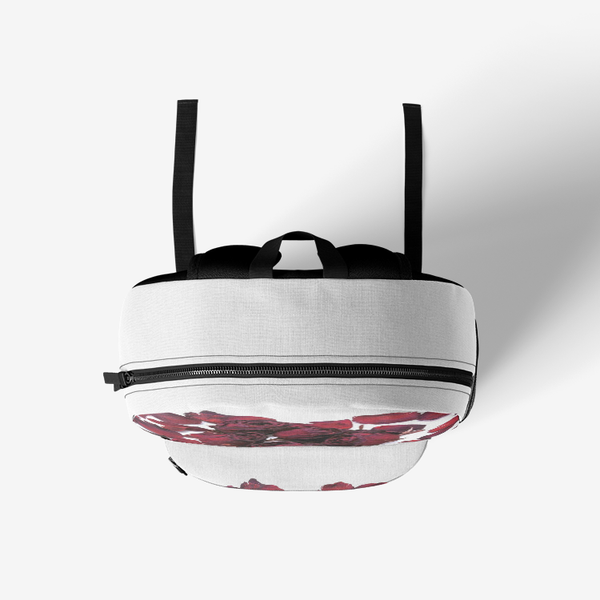 Heart's Delight Backpack Black Printy6 Bags - Tracy McCrackin Photography