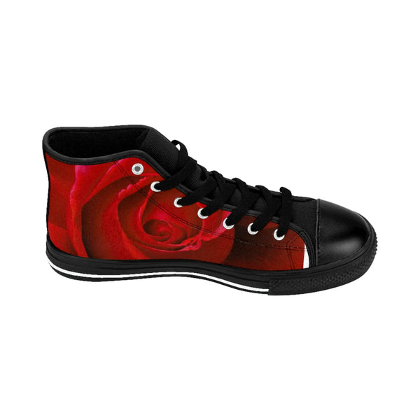 Custom Rose Women's High-top Sneakers Printify Shoes - Tracy McCrackin Photography