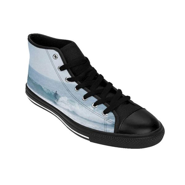 Surf's Up Men's High-top Sneakers Printify Shoes - Tracy McCrackin Photography