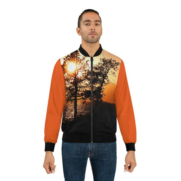 Men's Morning Vista Bomber Jacket Printify All Over Prints - Tracy McCrackin Photography