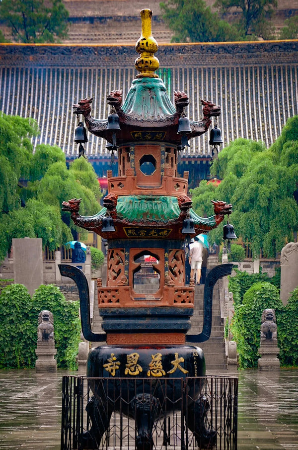 The Timeless Grandeur of a Chinese Bronze Incense Burner Giclee / Colored / 5 x 7 Tracy McCrackin Photography Wall art - Tracy McCrackin Photography