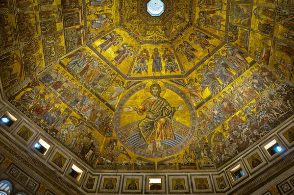 Radiance of Renaissance: The Florence Baptistery Golden Dome Giclee / Colored / 8 x 10 Tracy McCrackin Photography Wall art - Tracy McCrackin Photography