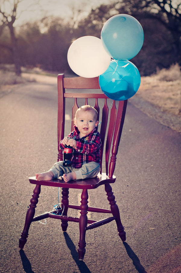 birthday-chair-with-coke-bottle Giclee / Colored / 5 x 7 Tracy McCrackin Photography - Tracy McCrackin Photography