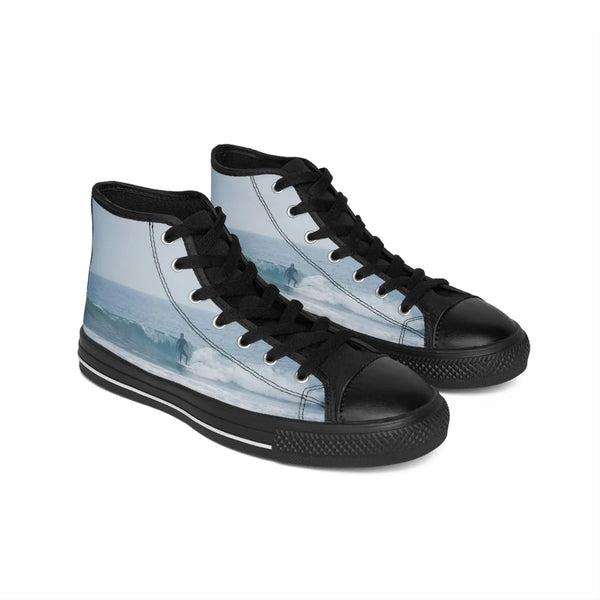Surf's Up Men's High-top Sneakers Printify Shoes - Tracy McCrackin Photography