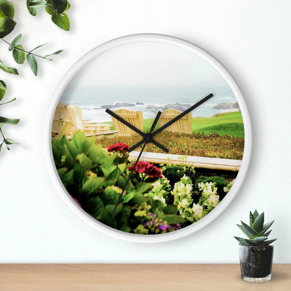 Beach Time Wall clock - Carmel, California Printify Home Decor - Tracy McCrackin Photography