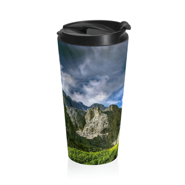 Beautiful Mountains Stainless Steel Travel Mug Printify Mug - Tracy McCrackin Photography