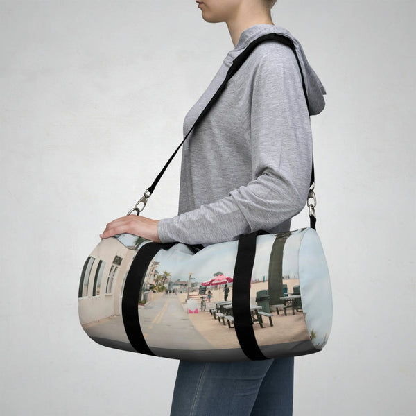 Beach Town Duffel Bag Printify Bags - Tracy McCrackin Photography