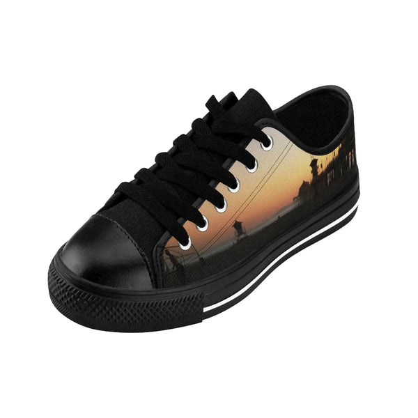 Huntington Beach Surfsider Men's Sneakers Printify Shoes - Tracy McCrackin Photography