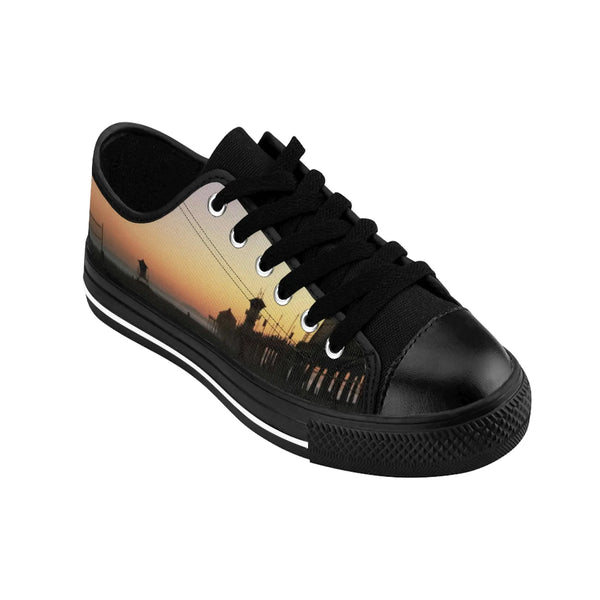 Huntington Beach Surfsider Men's Sneakers Printify Shoes - Tracy McCrackin Photography