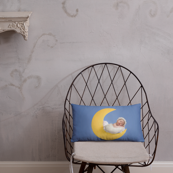 Love You to the Moon and Back Baby Pillows Printful Home Decor - Tracy McCrackin Photography