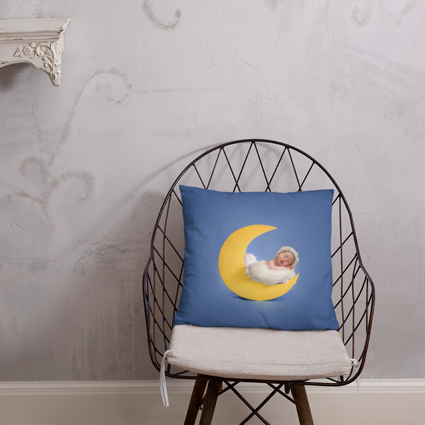 Love You to the Moon and Back Baby Pillows Printful Home Decor - Tracy McCrackin Photography