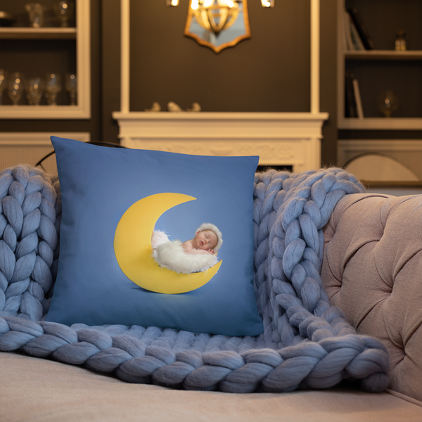 Love You to the Moon and Back Baby Pillows Printful Home Decor - Tracy McCrackin Photography