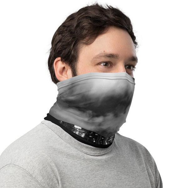 Hong Kong Nightscape Face/Mask Neck Gaiter Tracy McCrackin Photography Clothing - Tracy McCrackin Photography