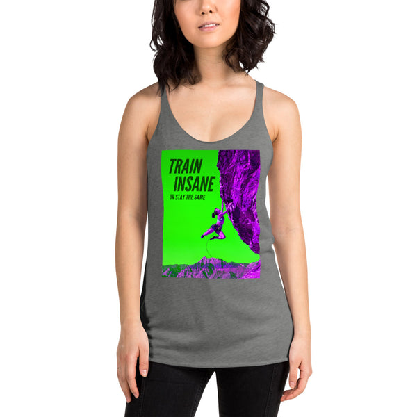 Train Insane Women's Racerback Tank Giclee / Premium Heather / XS Tracy McCrackin Photography - Tracy McCrackin Photography