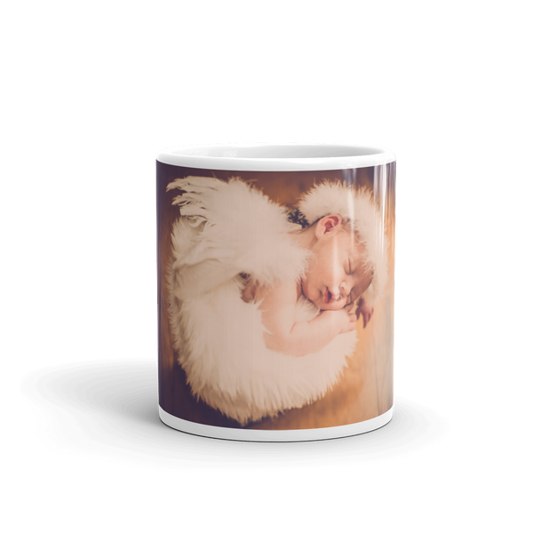 Sleeping Angel Mug Giclee / 11oz Printful Home Decor - Tracy McCrackin Photography
