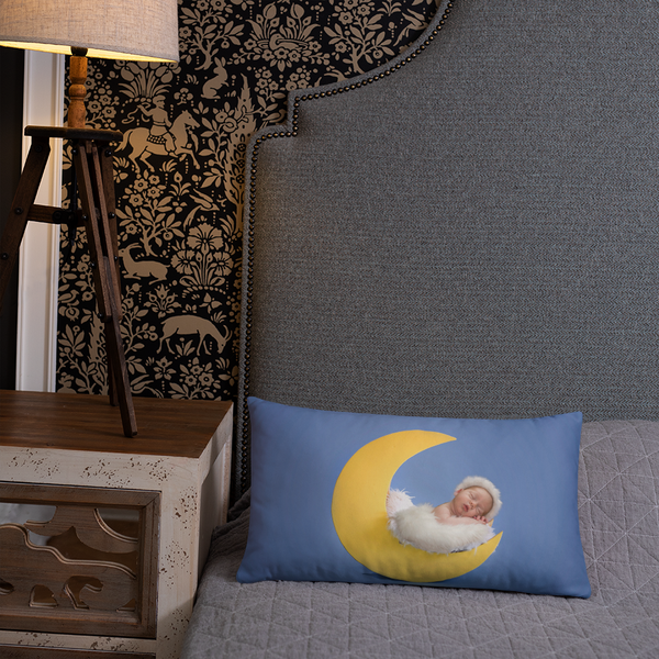 Love You to the Moon and Back Baby Pillows Printful Home Decor - Tracy McCrackin Photography