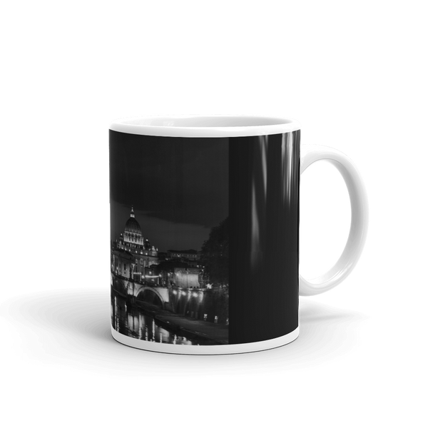 Rome Nightscape Mug Printful Home Decor - Tracy McCrackin Photography