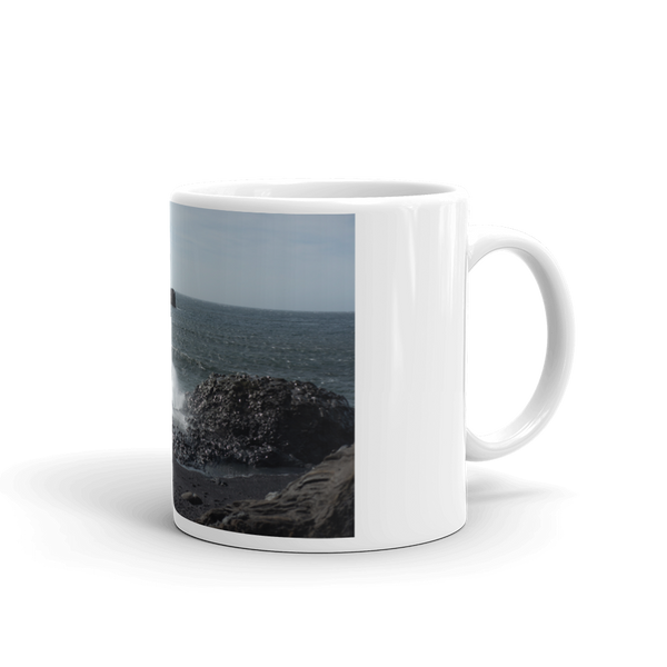 Crashing Waves of Iceland Coffee Mug Printful Home Decor - Tracy McCrackin Photography