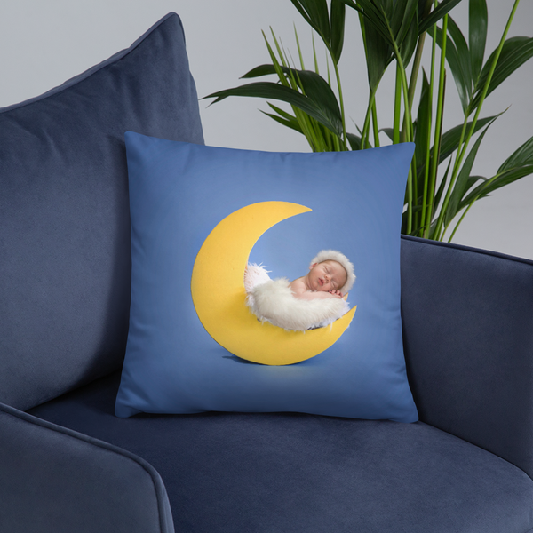 Love You to the Moon and Back Baby Pillows Giclee / 18×18 Printful Home Decor - Tracy McCrackin Photography