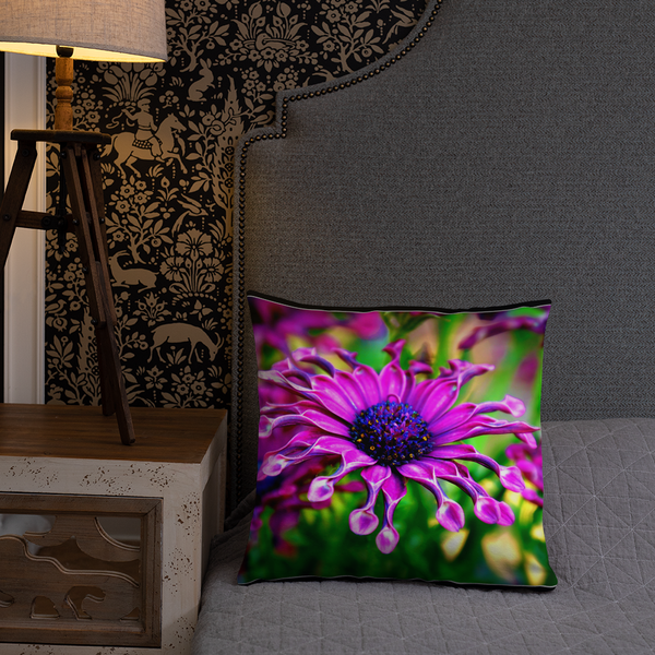 Purple Delight Garden Pillows Printful Home Decor - Tracy McCrackin Photography