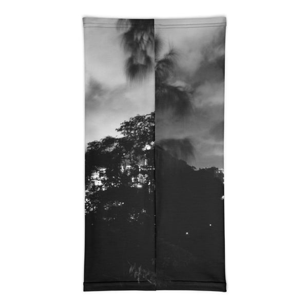 Hong Kong Nightscape Face/Mask Neck Gaiter Tracy McCrackin Photography Clothing - Tracy McCrackin Photography