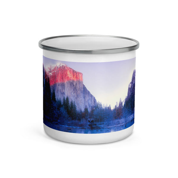 Yosemite Valley Enamel Mug Tracy McCrackin Photography Home Decor - Tracy McCrackin Photography