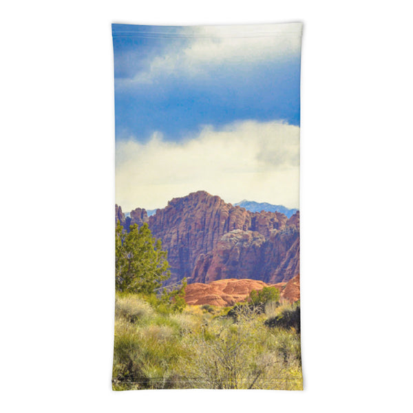 Red Rocks Face Mask/Neck Gaiter - Utah, California Tracy McCrackin Photography Clothing - Tracy McCrackin Photography