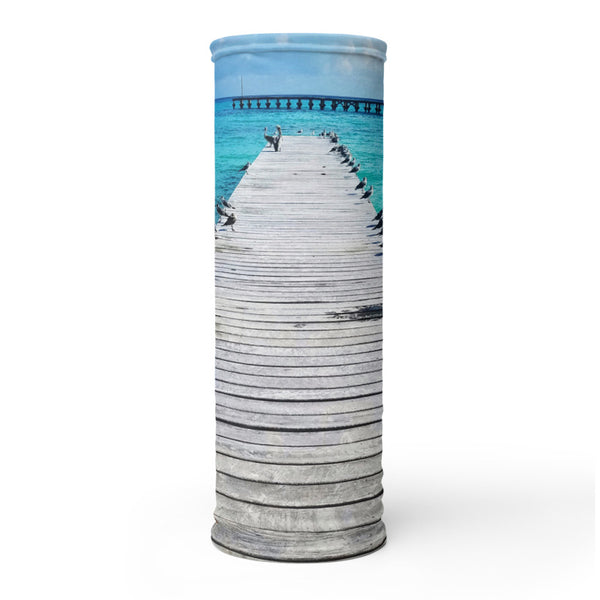 Coastal Paradise Face Mask/Neck Gaiter - Cancun, Mexico Default Title Tracy McCrackin Photography Clothing - Tracy McCrackin Photography