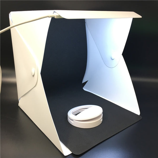 Portable Lightbox Mini Softbox LED Photo Studio Folding Light box Photography Backgound fotografia Tent Kit for dslr accessories Tracy McCrackin Photography - Tracy McCrackin Photography