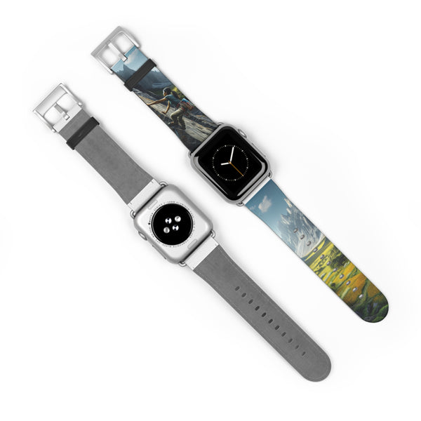 It's Time To Go ClimbnVibes Rock Climbing Watch Band 38 - 41 mm / Black Matte Printify Accessories - Tracy McCrackin Photography