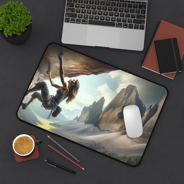 Epic Rock Climbing Adventure Computer Pad 12" × 18" Printify Home Decor - Tracy McCrackin Photography