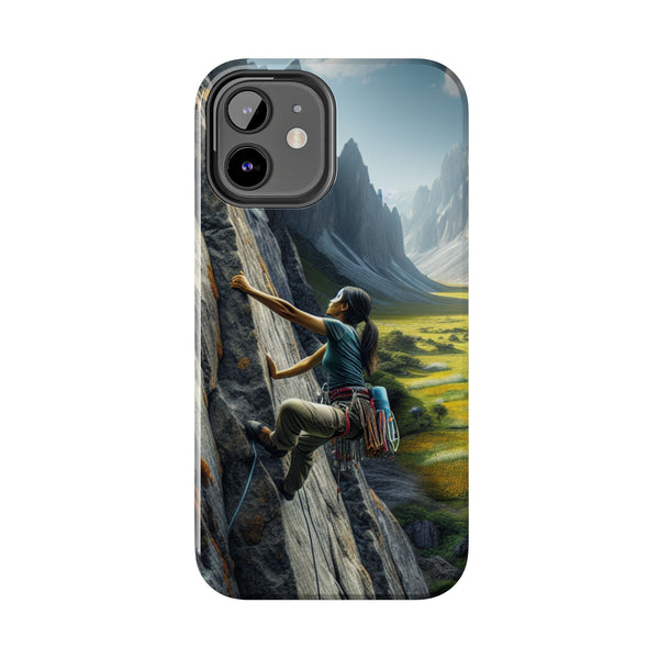Rock Climbing Elation! Tough Phone Cases iPhone 12 Printify Phone Case - Tracy McCrackin Photography