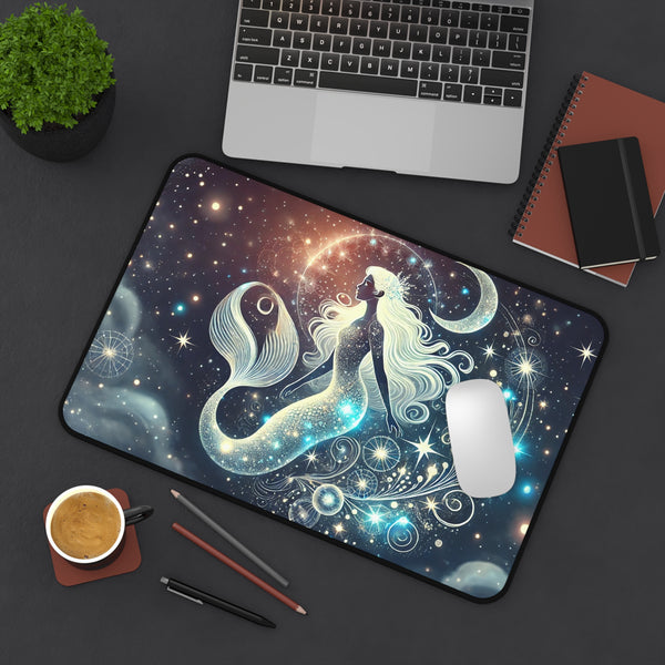 Celestial Mermaid: Cosmic Ocean Computer Pad 12" × 18" Printify Home Decor - Tracy McCrackin Photography