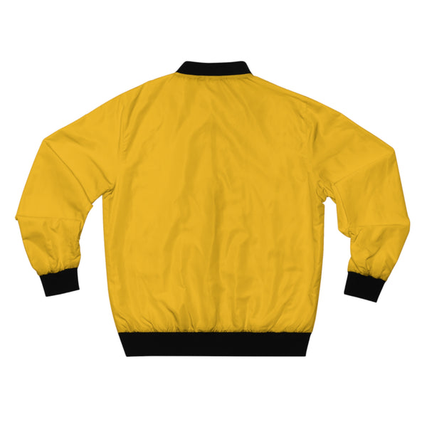California Rock Star Graffiti Bomber Jacket (Yellow) Printify All Over Prints - Tracy McCrackin Photography