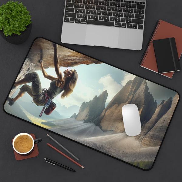 Epic Rock Climbing Adventure Computer Pad 12" × 18" Printify Home Decor - Tracy McCrackin Photography