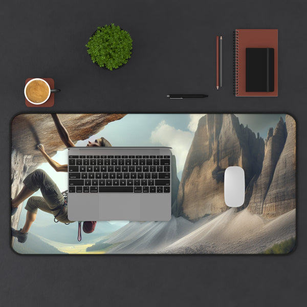 Epic Rock Climbing Adventure Computer Pad 12" × 18" Printify Home Decor - Tracy McCrackin Photography