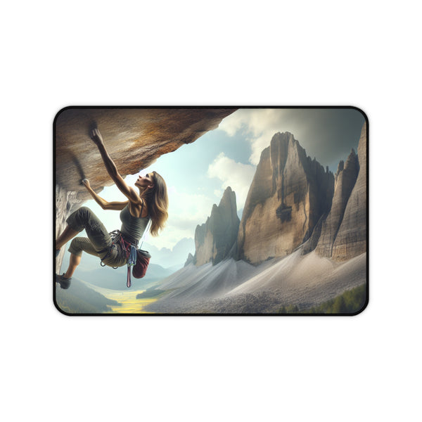 Epic Rock Climbing Adventure Computer Pad 12" × 18" Printify Home Decor - Tracy McCrackin Photography