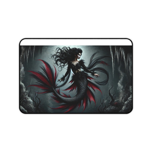 Eternal Depths: The Gothic Mermaid Computer Pad 12" × 18" Printify Home Decor - Tracy McCrackin Photography