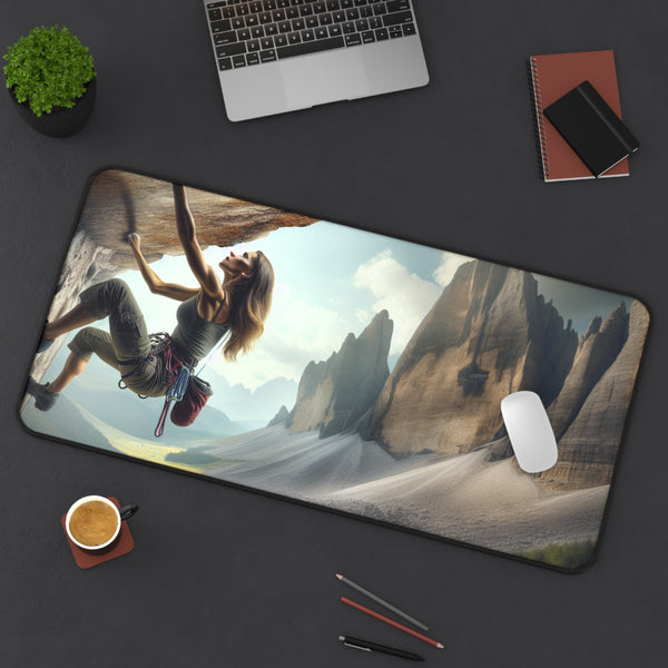 Epic Rock Climbing Adventure Computer Pad 12" × 18" Printify Home Decor - Tracy McCrackin Photography