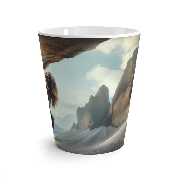 Making Every Day Count Climbing Latte Mug 12oz Printify Mug - Tracy McCrackin Photography