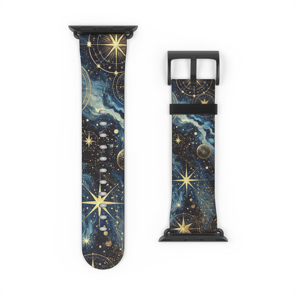 Space Watch Band 38 - 41 mm / Black Matte Printify Accessories - Tracy McCrackin Photography