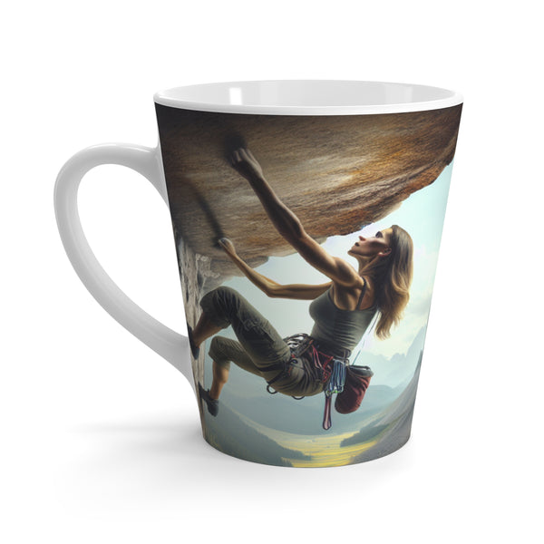 Making Every Day Count Climbing Latte Mug Printify Mug - Tracy McCrackin Photography