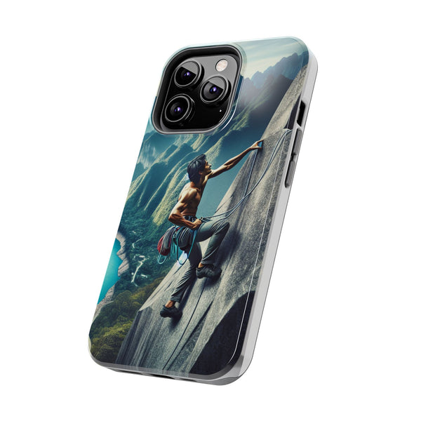 Summit Edge: Climbing Above the Serpent Rive Tough Phone Cases Printify Phone Case - Tracy McCrackin Photography