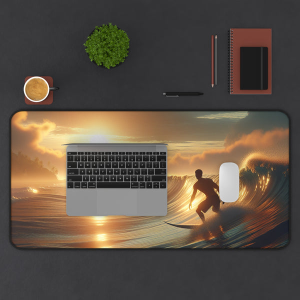 Catch The Wave Desk Mat 12" × 18" Printify Home Decor - Tracy McCrackin Photography