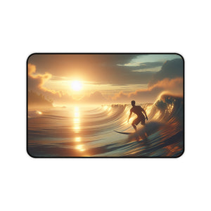 Catch The Wave Desk Mat 12" × 18" Printify Home Decor - Tracy McCrackin Photography