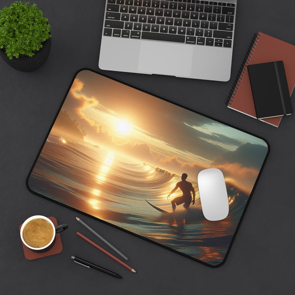 Catch The Wave Desk Mat 12" × 18" Printify Home Decor - Tracy McCrackin Photography